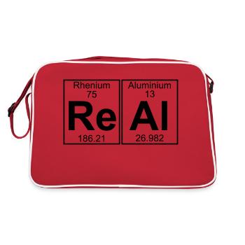 Re-Al (real) - Full - Sac Retro - rouge/blanc - Dos