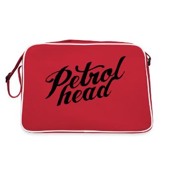 JDM Petrol Head | T-shirts JDM - Retro Tasche - Rot/Weiß - Hinten