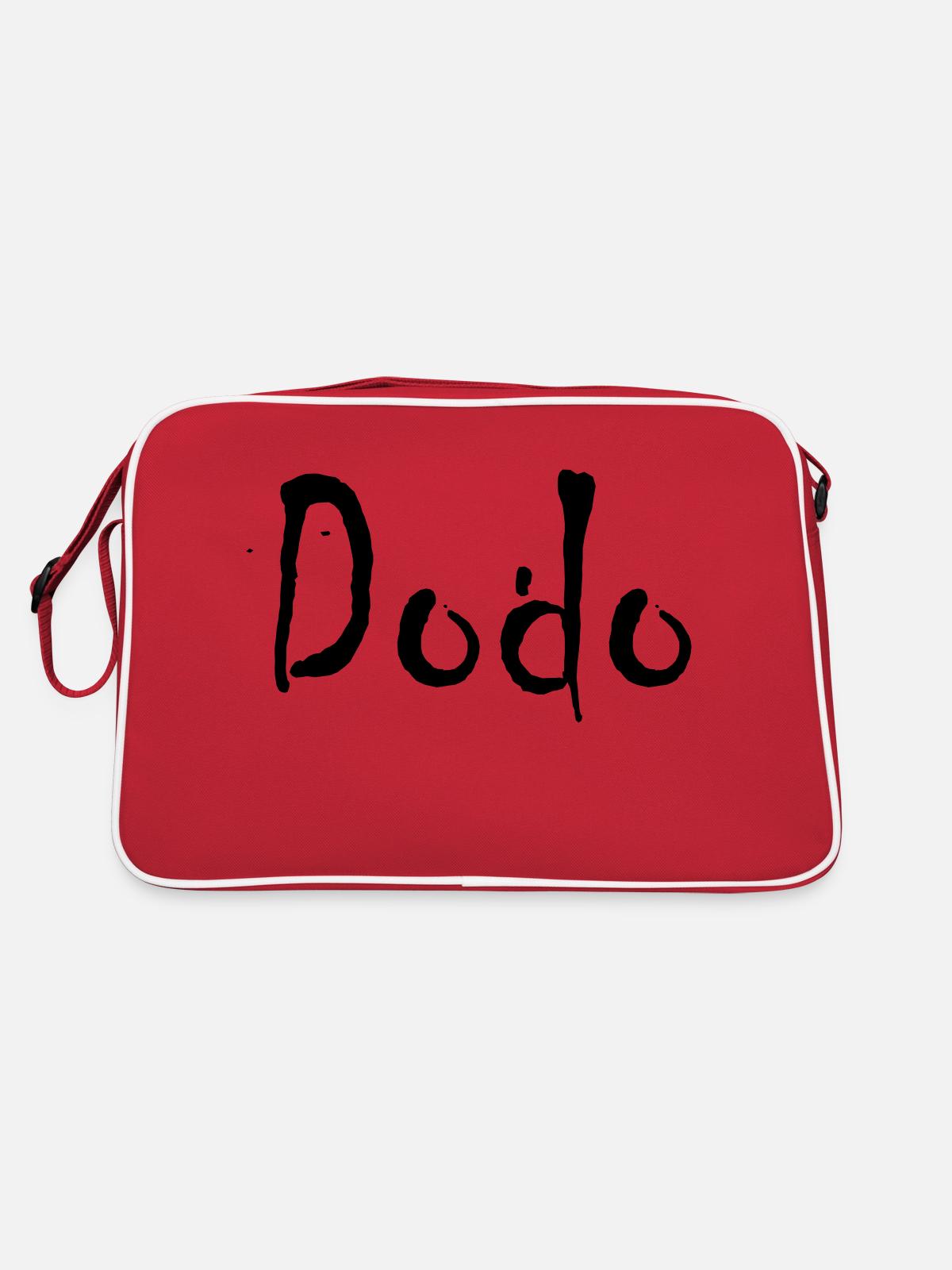dodo - Retro Bag - red/white - Back
