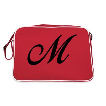 M - Retro Bag - red/white - Back