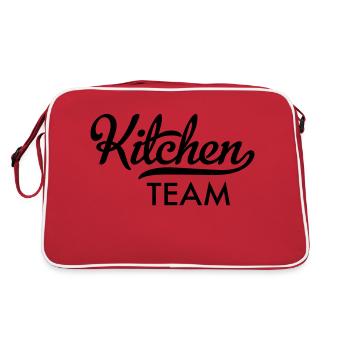 Team Kitchen - Retro Bag - red/white - Back
