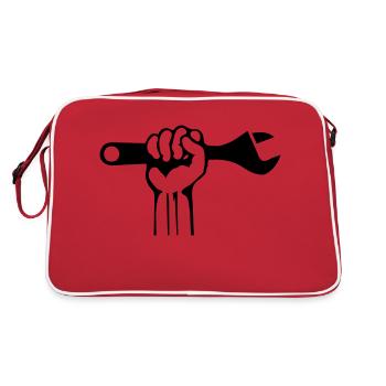 Hand Tool - Retro Bag - red/white - Back