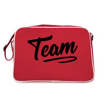 Team Design - Retro Bag - red/white - Back