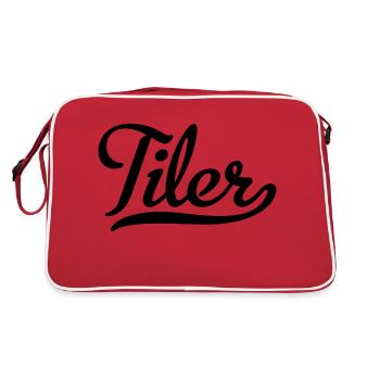 Tiler - Retro Bag - red/white - Back