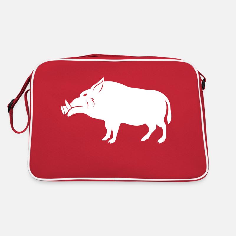 wild boar Retro Bag