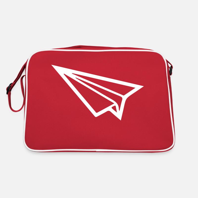 Avion en papier Sac Retro