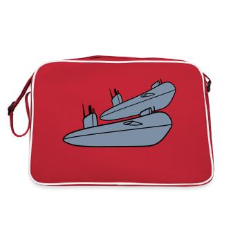 2 sous-marins Flotte Deux escadrons Groupe Équipage d’équipe - Sac Retro - rouge/blanc - Dos