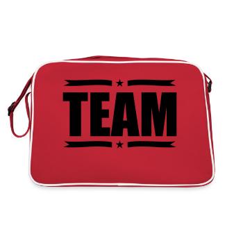 équipe - Sac Retro - rouge/blanc - Dos