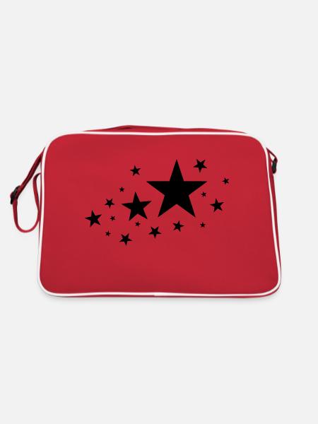Stars Stars - Retro Bag - red/white - Back