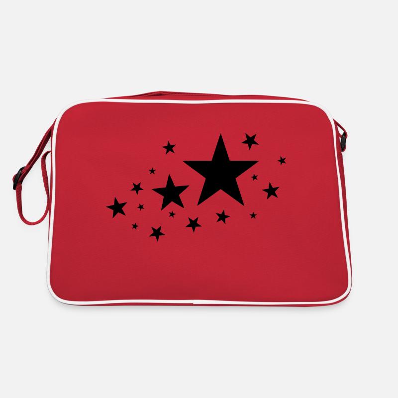 Sterne Stars Retro Tasche