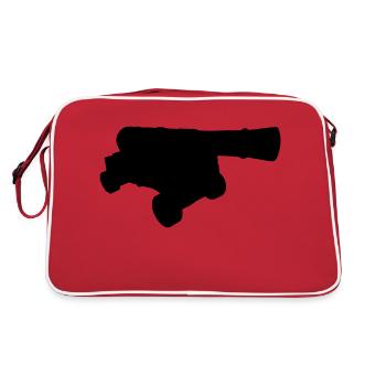 cannon - Retro Bag - red/white - Back