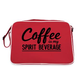 Coffee Is My Spirit Beverage - Retro Bag - red/white - Back