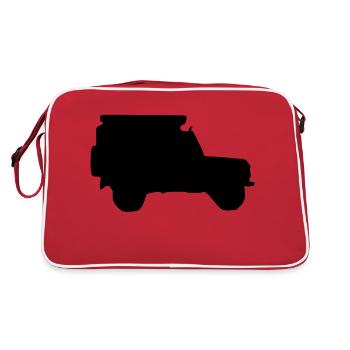 Shadow LR Defender 90 - Retro Bag - red/white - Back