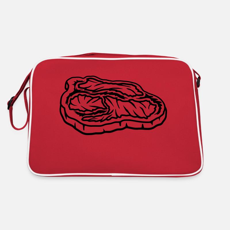 Juicy steak bloody Grill Master Retro Bag