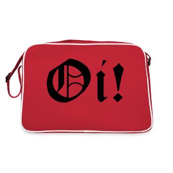Working Class Skinhead Oi! Antiracist Bootboys My - Retro Bag - red/white - Back