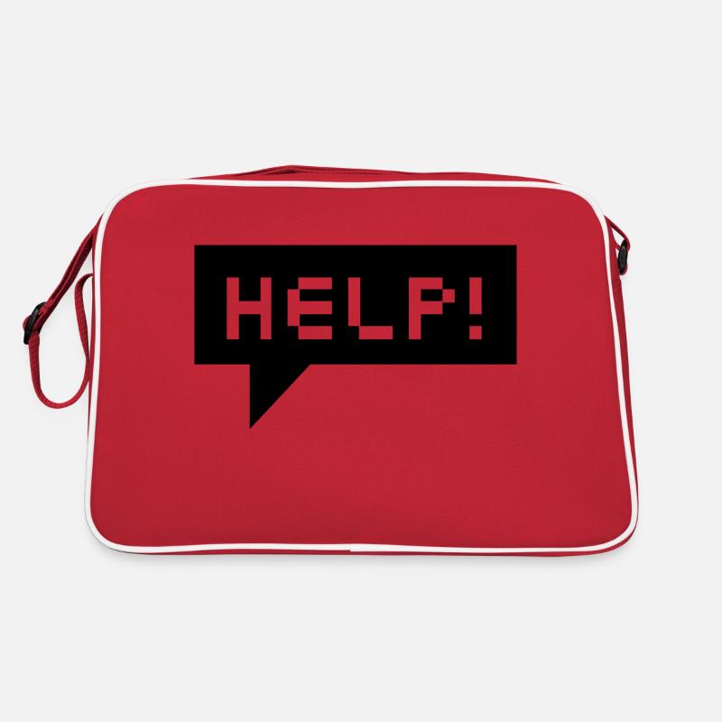 bulle d'aide (b, 1c) Sac Retro