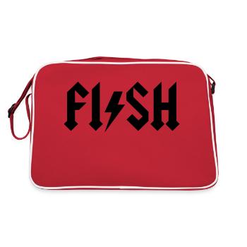 fish - Sac Retro - rouge/blanc - Dos