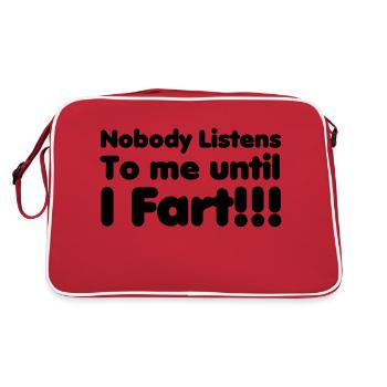 Fart - Retro Bag - red/white - Back