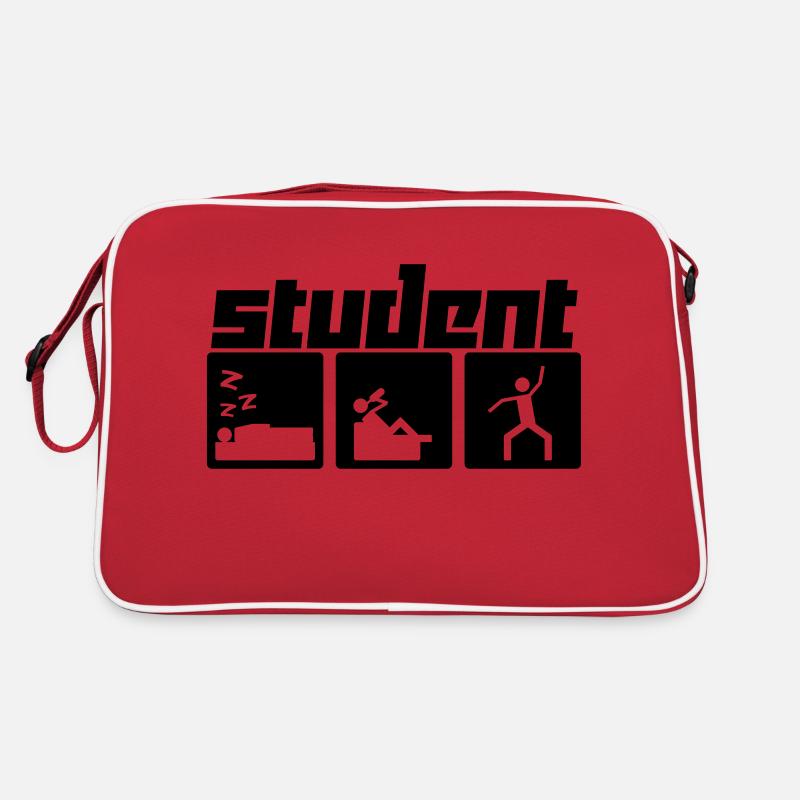 Student (Vektor) Retro Tasche