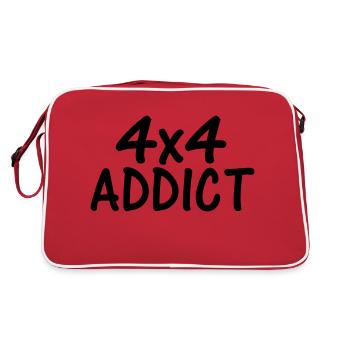 4x4 addict - Retro Bag - red/white - Back