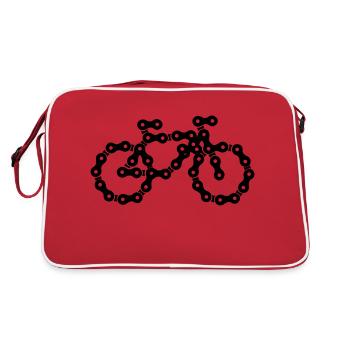 fahrrad - Retro Bag - red/white - Back
