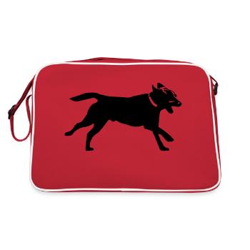 dog - Retro Bag - red/white - Back