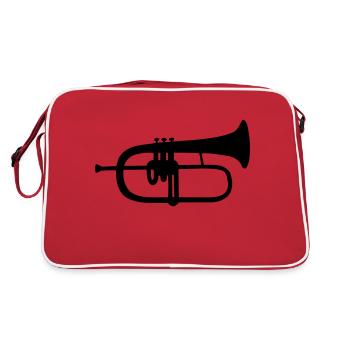 flugelhorn - Sac Retro - rouge/blanc - Dos