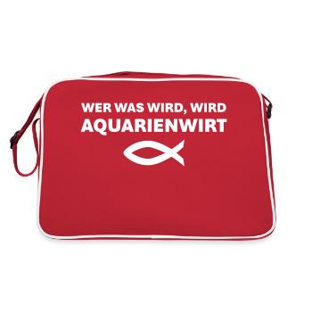 Hôte de l’aquarium - Sac Retro - rouge/blanc - Dos
