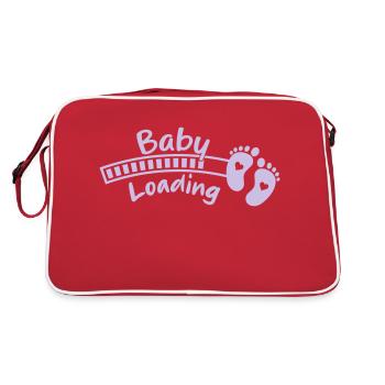 Chargement de bébé - Sac Retro - rouge/blanc - Dos