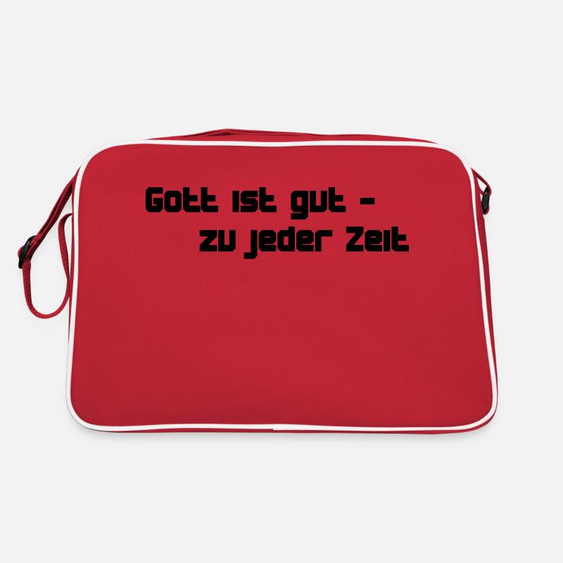 Spruch Retro Tasche
