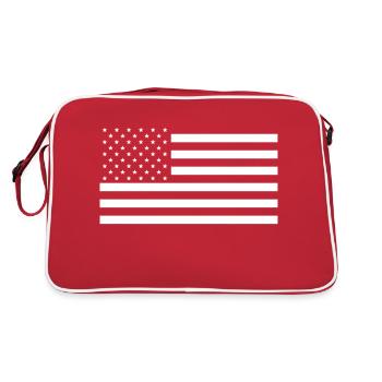 Stars and Stripes Blanc - Sac Retro - rouge/blanc - Dos