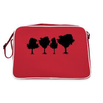 Trees - Sac Retro - rouge/blanc - Dos