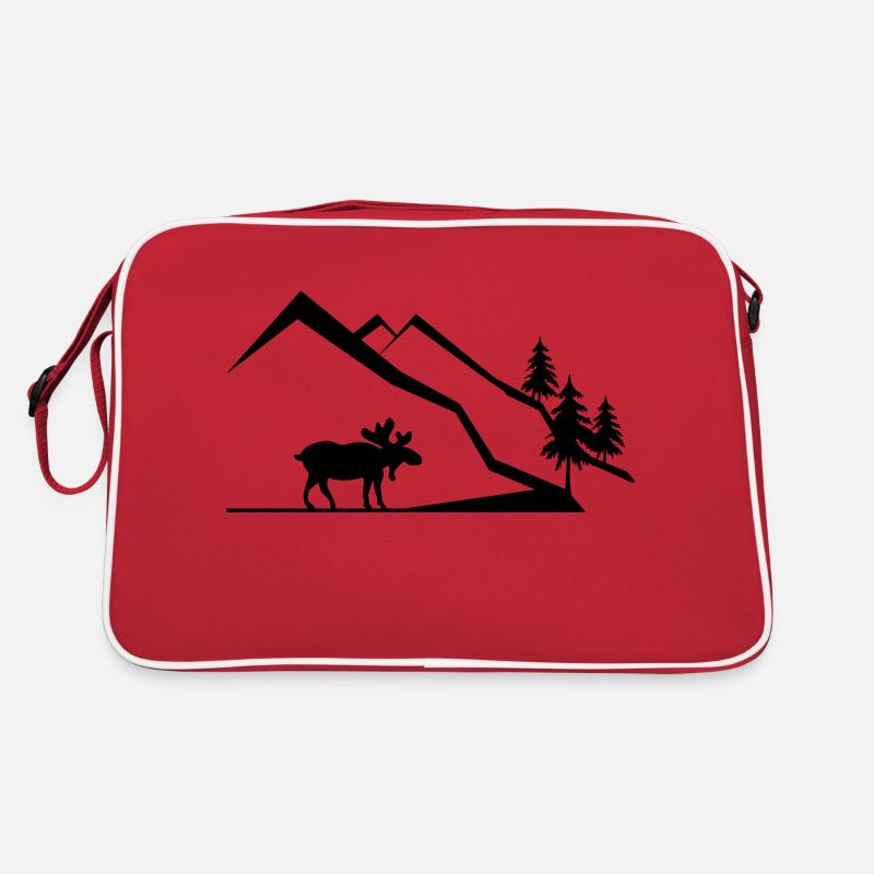 Berge Retro Tasche