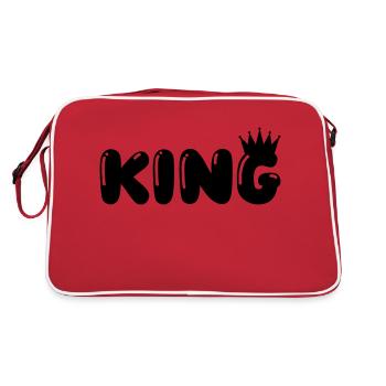 Roi - Sac Retro - rouge/blanc - Dos