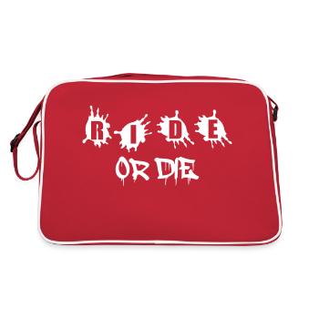 Rouler ou mourir - Sac Retro - rouge/blanc - Dos