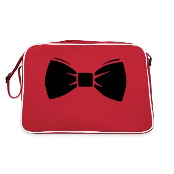 noeud classe - Sac Retro - rouge/blanc - Dos