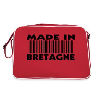 made in BRETAGNE (1c) - Sac Retro - rouge/blanc - Dos