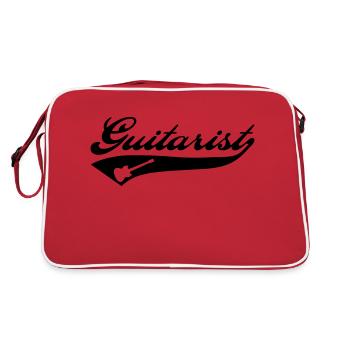 Guitarist - Sac Retro - rouge/blanc - Dos