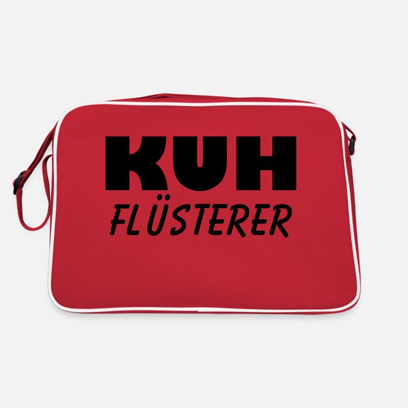 kuh flüsterer Retro Tasche