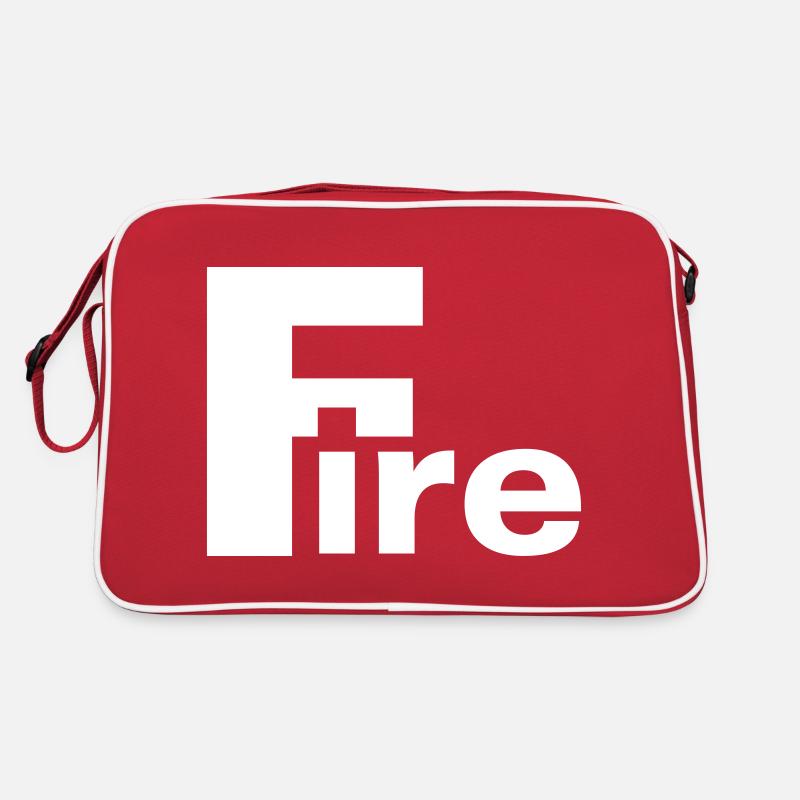 Fire voll Retro Tasche