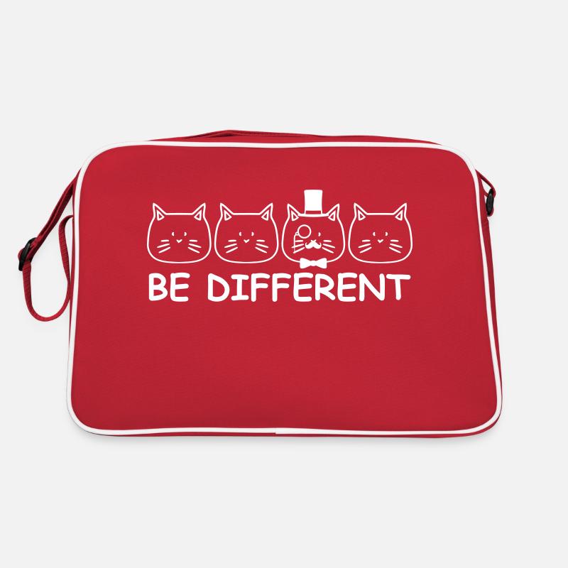 Be Different Sir Katze Zylinder Monokel Herr Reich Retro Tasche