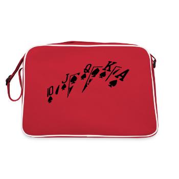 poker_02 - Sac Retro - rouge/blanc - Dos