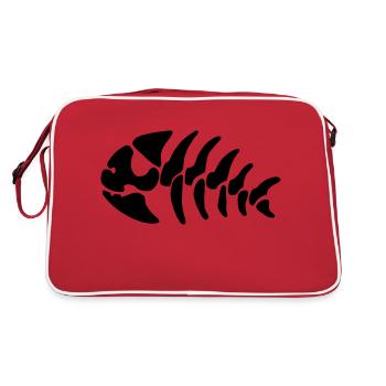 la pêche pirate - Sac Retro - rouge/blanc - Dos