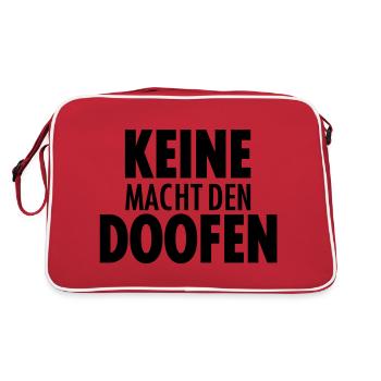 Pas le pouvoir de Doofen, c, énonciations, - Sac Retro - rouge/blanc - Dos