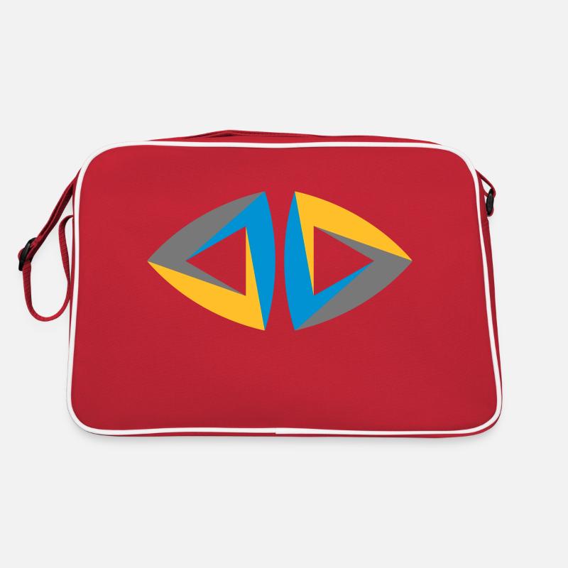 Triangle Impossible Figure Escher Geometry Hipster Retro Bag