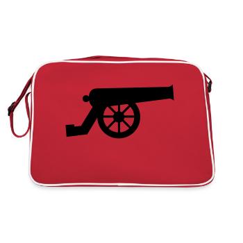 Cannons - Retro Bag - red/white - Back