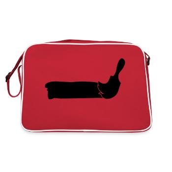paintbrusch_2 - Sac Retro - rouge/blanc - Dos