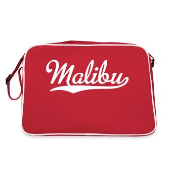 Malibu - Sac Retro - rouge/blanc - Dos