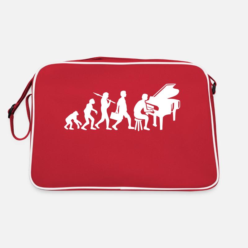 Evolution Klavier Instrument Tasten Spielen Musik Retro Tasche