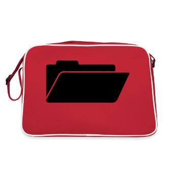 Fichier - Sac Retro - rouge/blanc - Dos